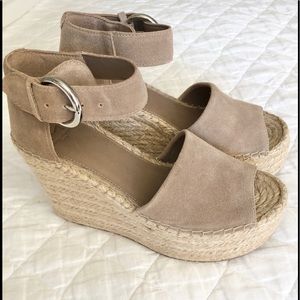 NWOT Marc Fisher Suede Espadrilles